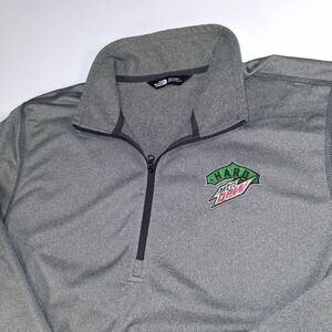 The North Face Quarter Zip Lightweight Mens Pullover  Size Large Hard Mt Dew‎